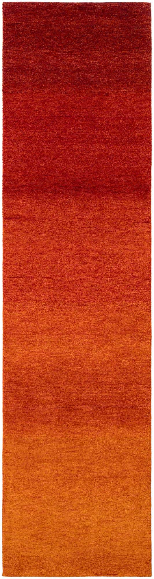 2' 7 x 10' Hand Knotted Gabbeh Wool Runner Rug