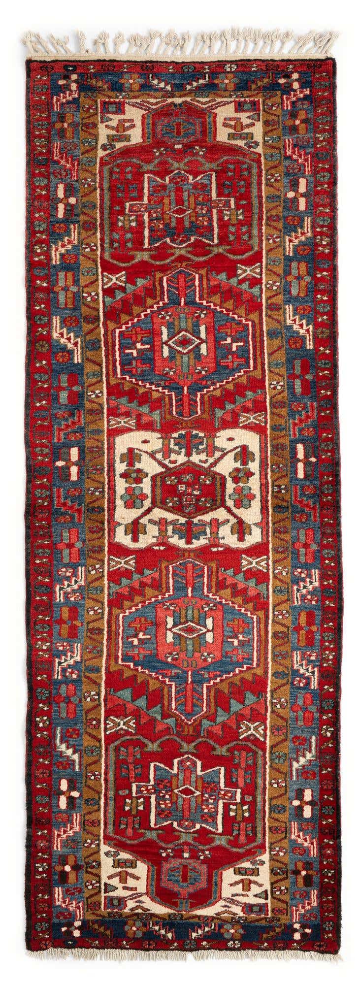 3' 5 x 9' 11 Gharajeh Wool Runner Rug