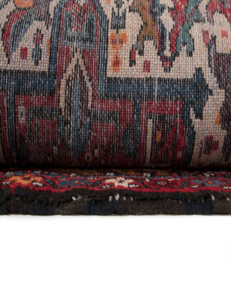 Detail image of 4' 9 x 12' 10  Hand Knotted Gharajeh Persian Wool Runner Rug