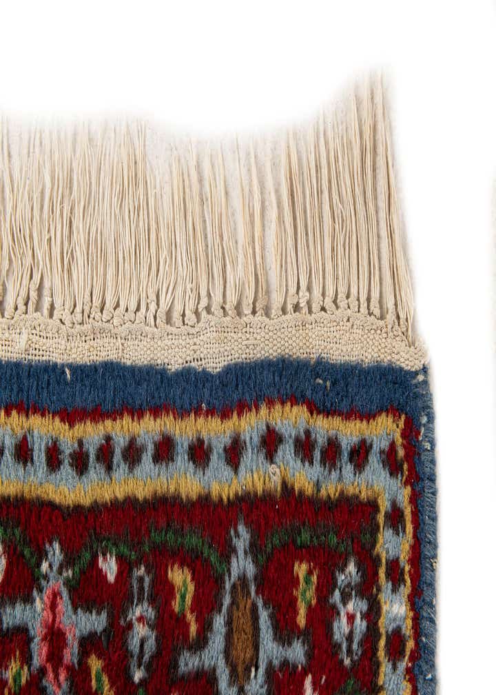 2' 1 x 4' 6 Hand Knotted Gharajeh Wool Runner Rug