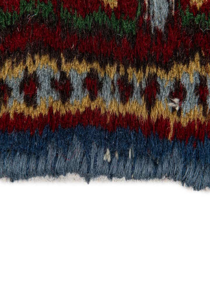 2' 1 x 4' 6 Hand Knotted Gharajeh Wool Runner Rug