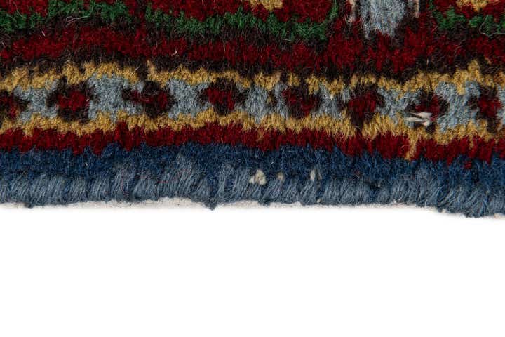 2' 1 x 4' 6 Hand Knotted Gharajeh Wool Runner Rug