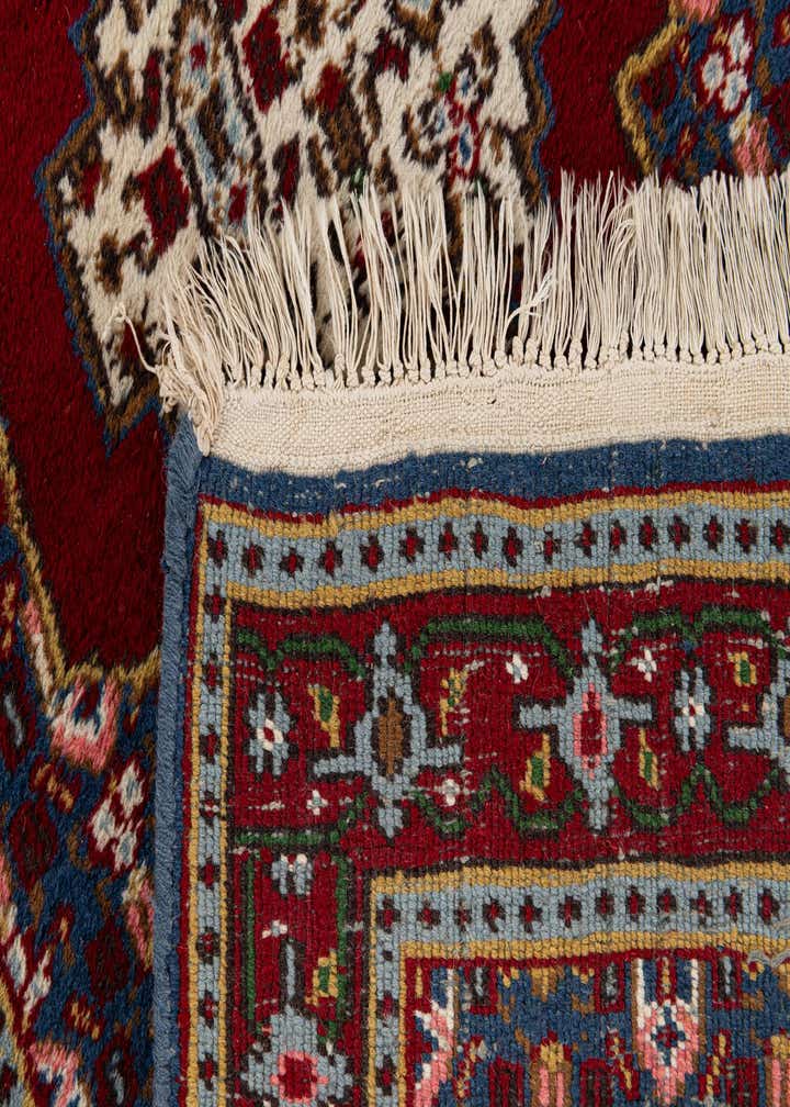 2' 1 x 4' 6 Hand Knotted Gharajeh Wool Runner Rug