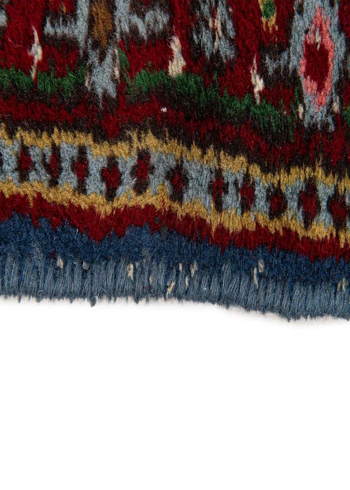 2' 1 x 4' 6 Hand Knotted Gharajeh Wool Runner Rug