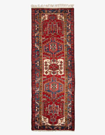 3' 5 x 9' 11 Gharajeh Wool Runner Rug