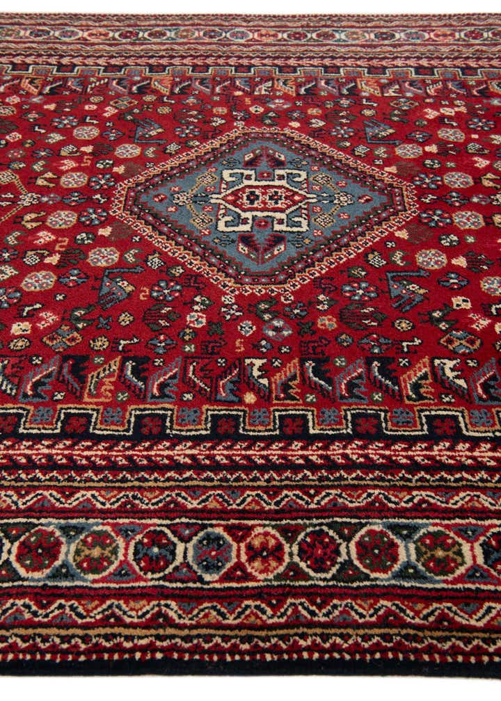 5' 7 x 10' 9 Hand Knotted Ghashghaei Wool Runner Rug