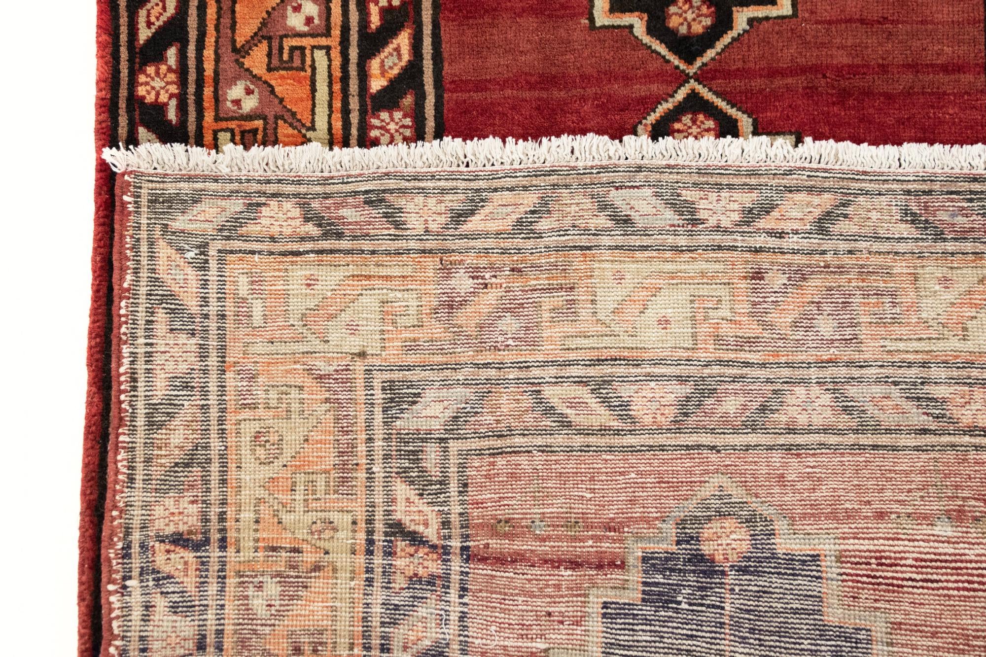 3' 7 x 12' 8 Hand Knotted Gholtogh Persian Wool Runner Rug
