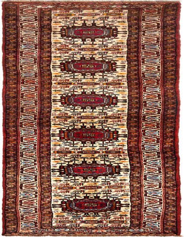 Detail image of 2' 7 x 14' 10 Gutchan Wool Runner Rug