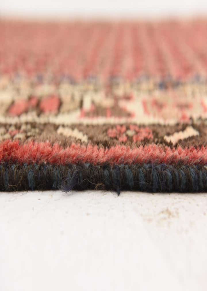 3' 8 x 9' 9 Hand Knotted Hamedan Persian Wool Runner Rug