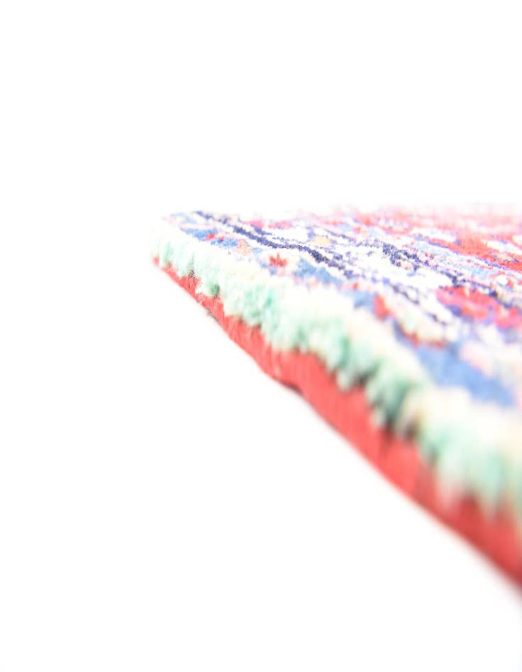 Detail image of 3' 4 x 10'  Hand Knotted Hamedan Persian Wool Runner Rug