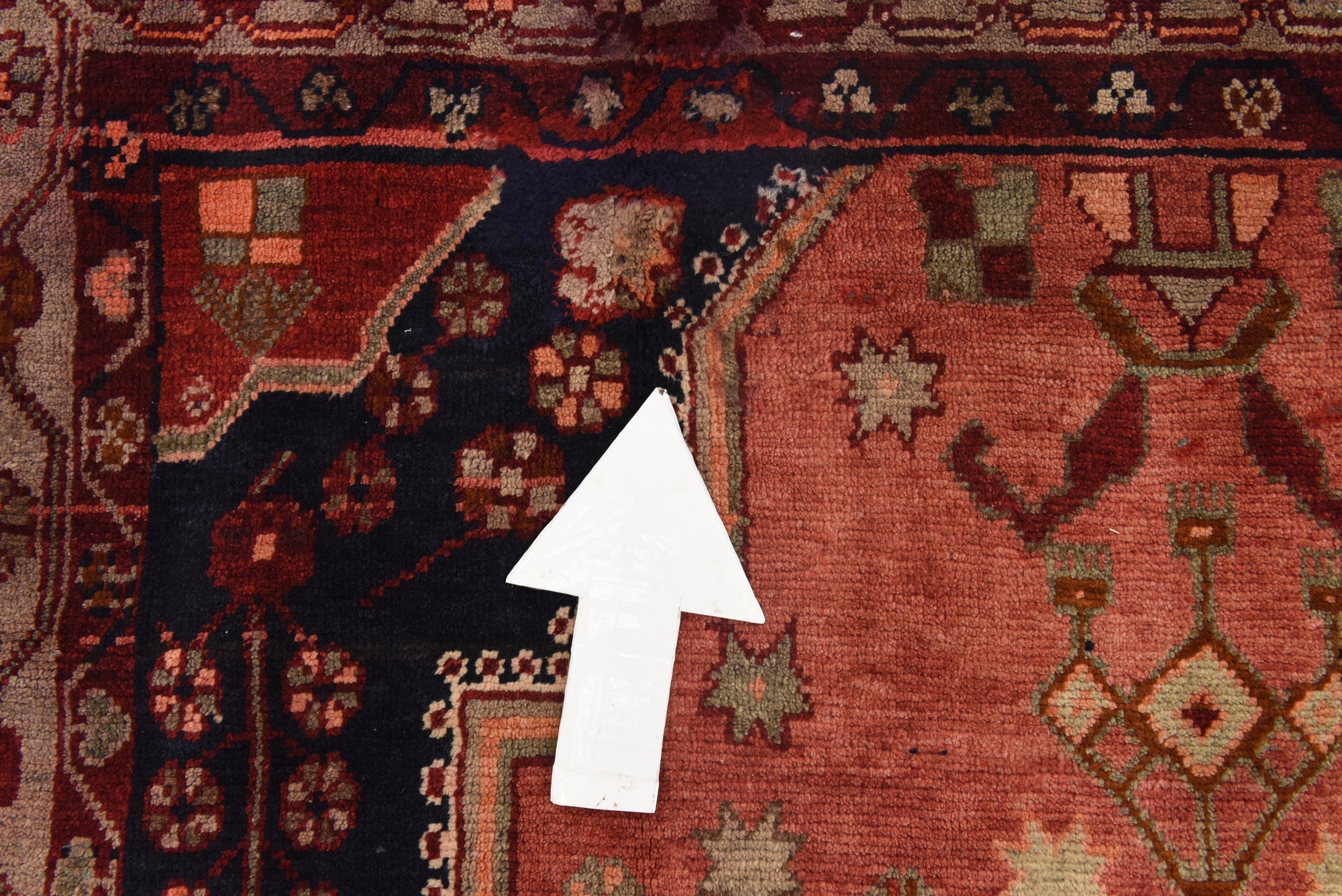 5' x 9' 8 Hand Knotted Hamedan Persian Wool Runner Rug