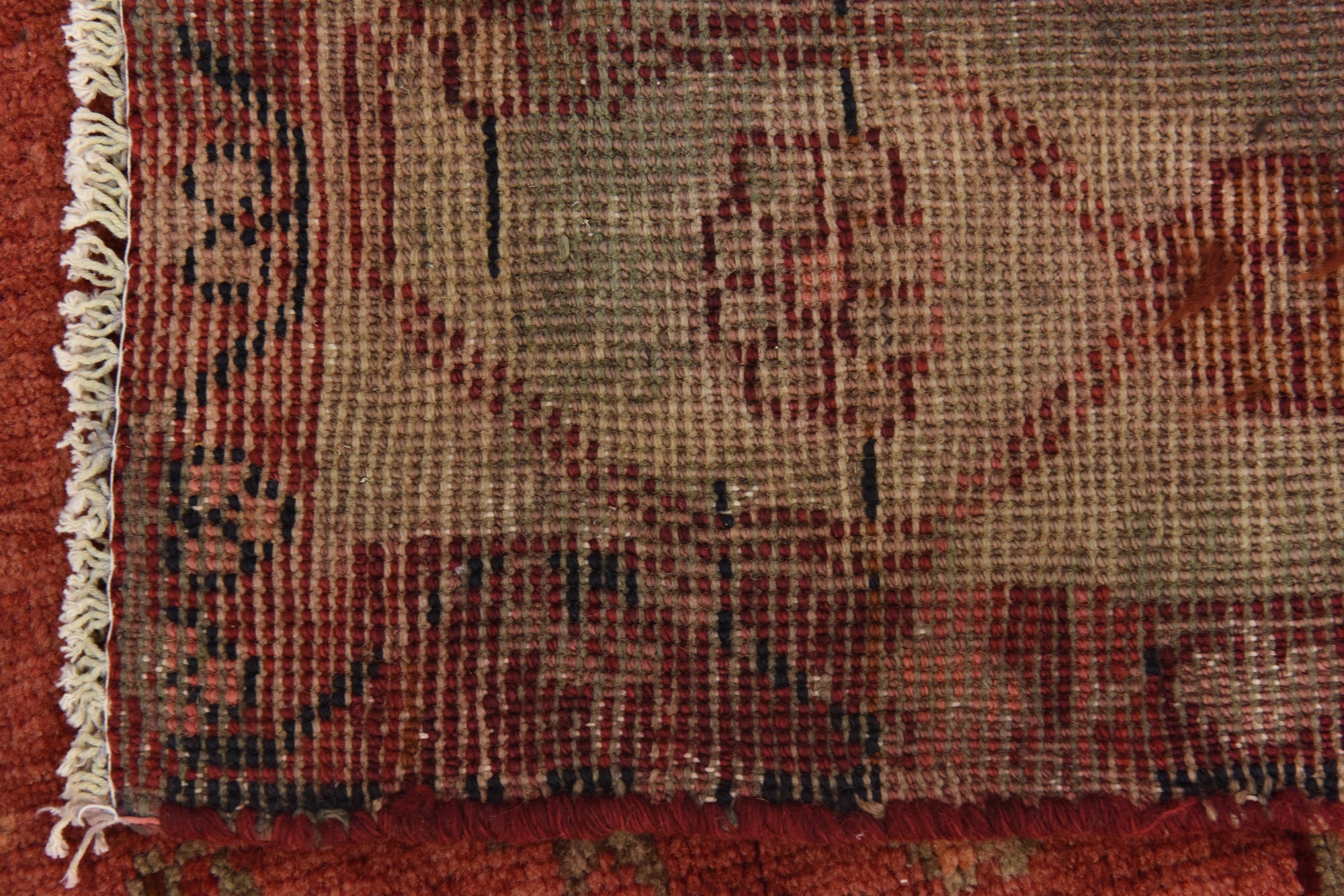 5' x 9' 8 Hand Knotted Hamedan Persian Wool Runner Rug