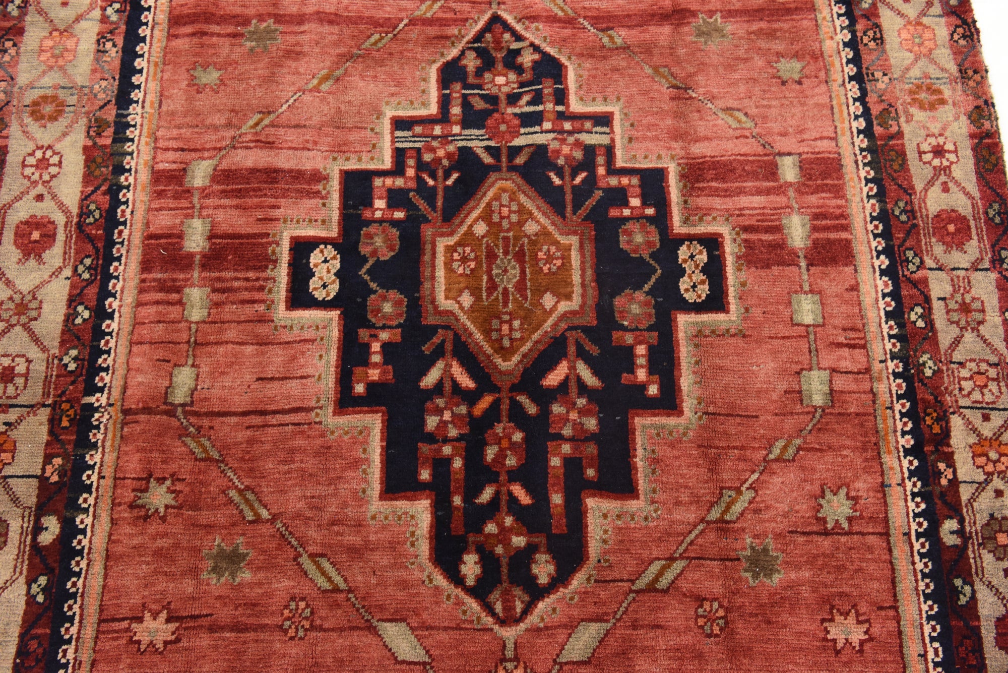 5' x 9' 8 Hand Knotted Hamedan Persian Wool Runner Rug