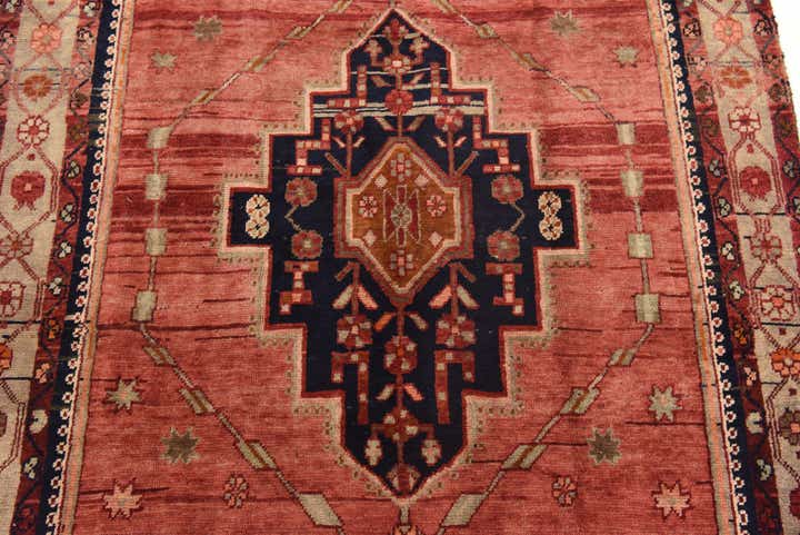 5' x 9' 8 Hand Knotted Hamedan Persian Wool Runner Rug