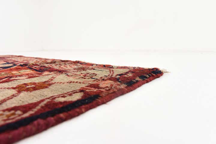 5' x 9' 8 Hand Knotted Hamedan Persian Wool Runner Rug