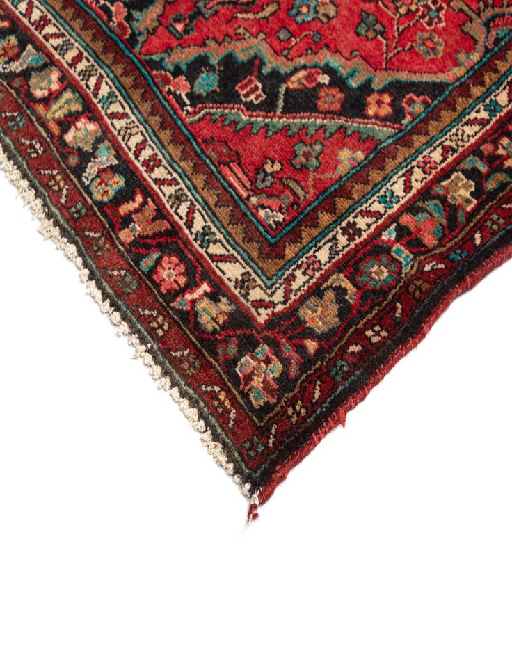 Detail image of 3' 6 x 9' 11 Hamedan Wool Runner Rug