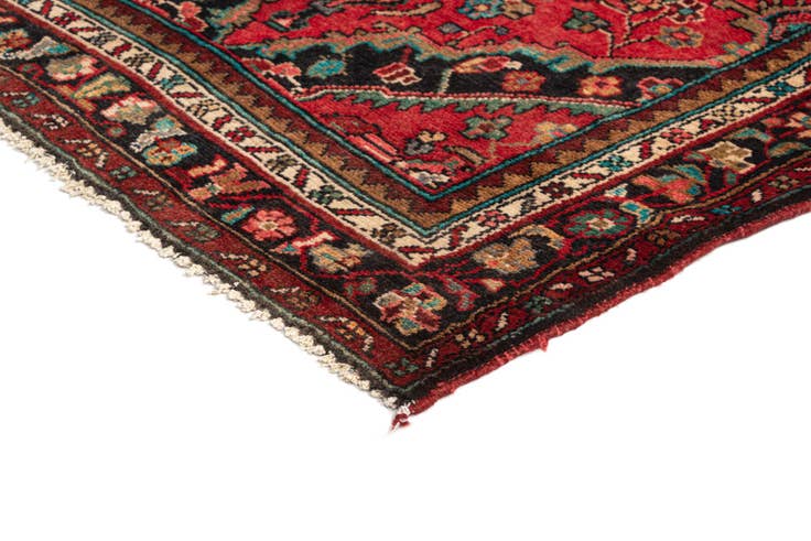 Detail image of 3' 6 x 9' 11 Hamedan Wool Runner Rug