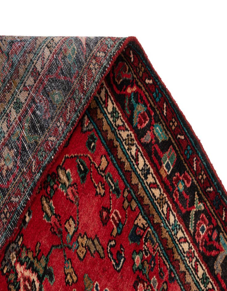 Detail image of 3' 6 x 9' 11 Hamedan Wool Runner Rug