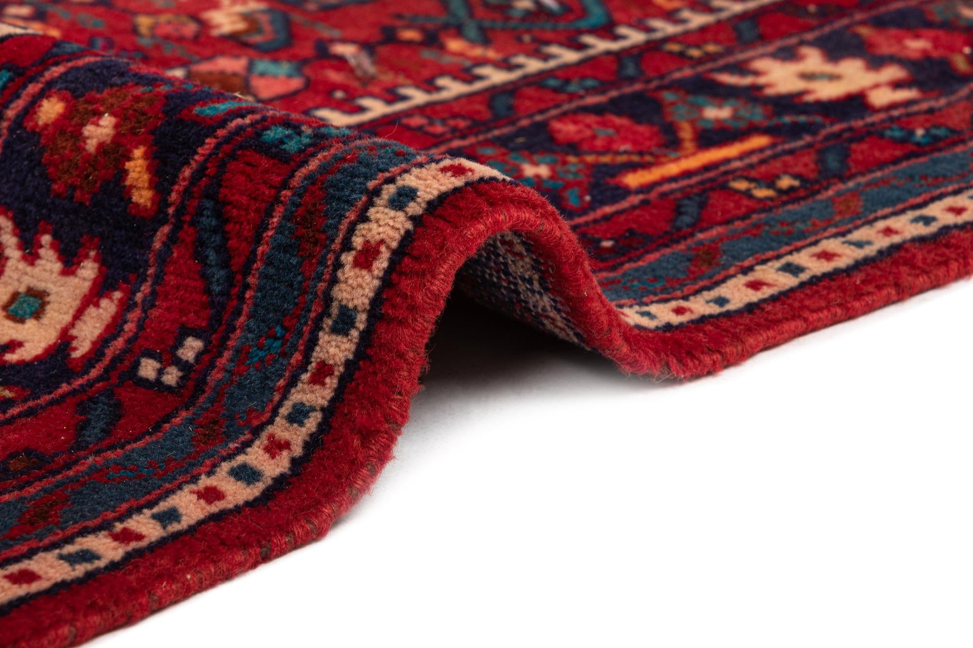 4' 11 x 9' 9 Hamedan Wool Runner Rug
