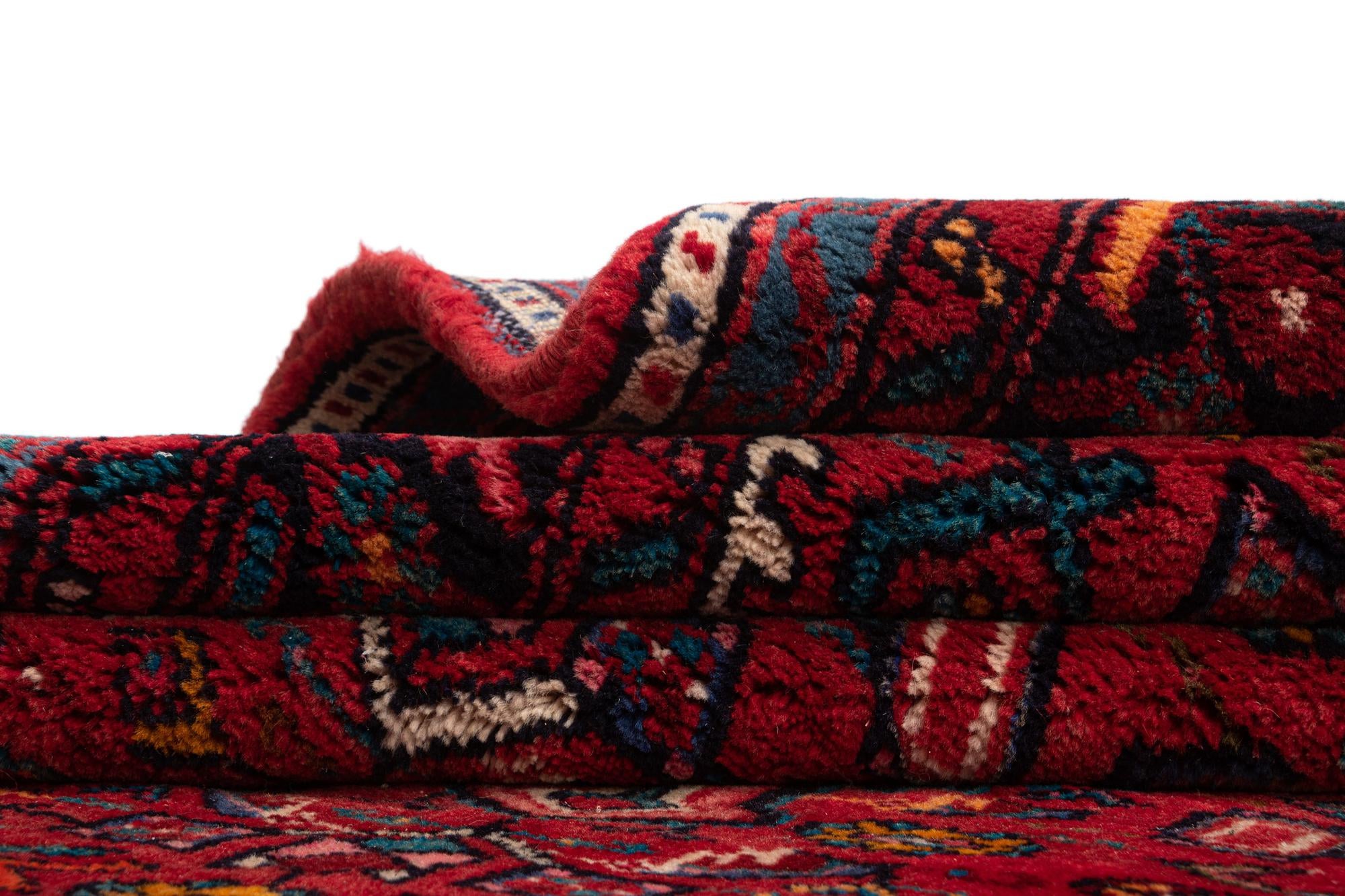 5' 1 x 9' 10 Hamedan Wool Runner Rug