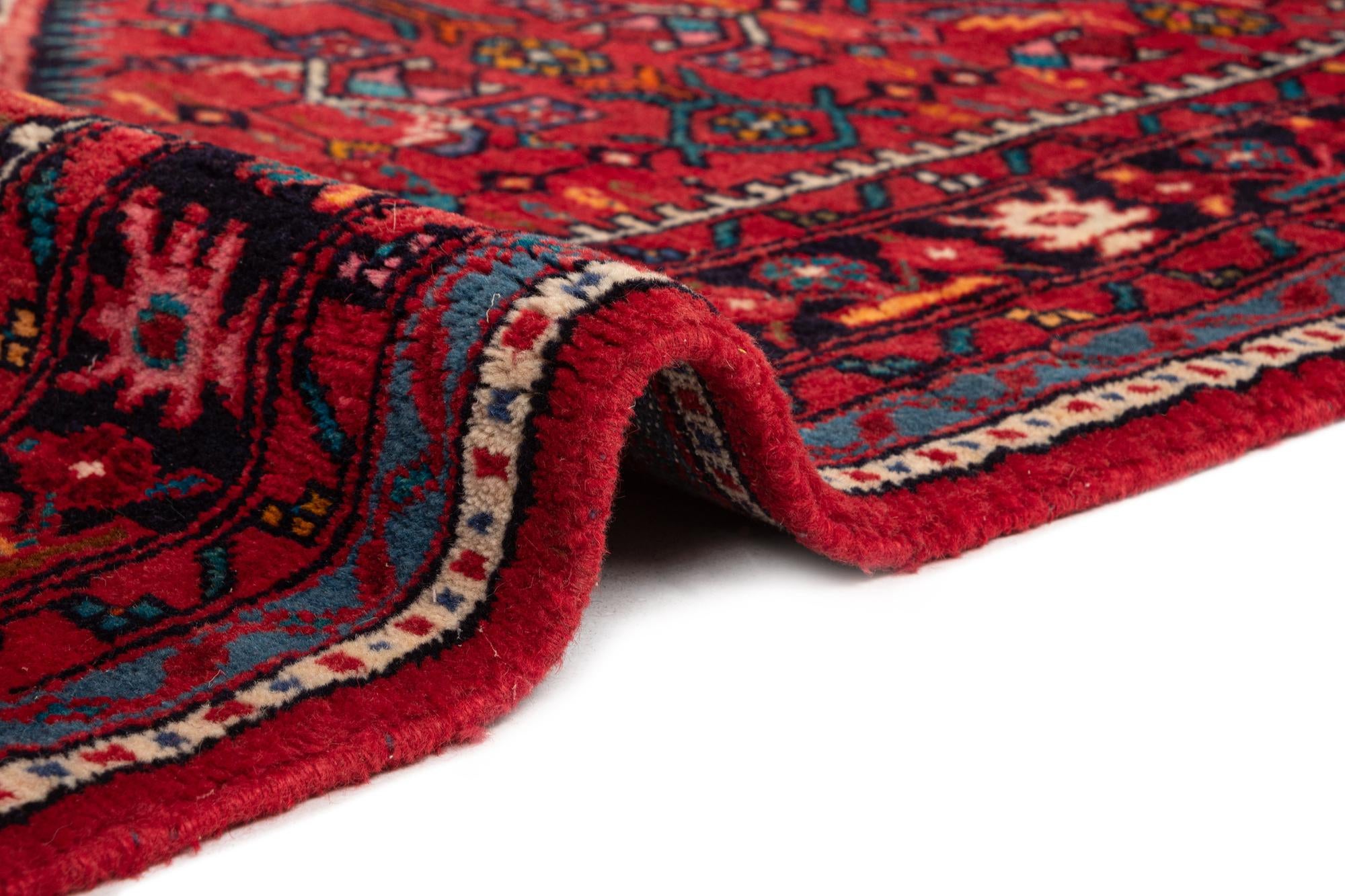5' 1 x 9' 10 Hamedan Wool Runner Rug