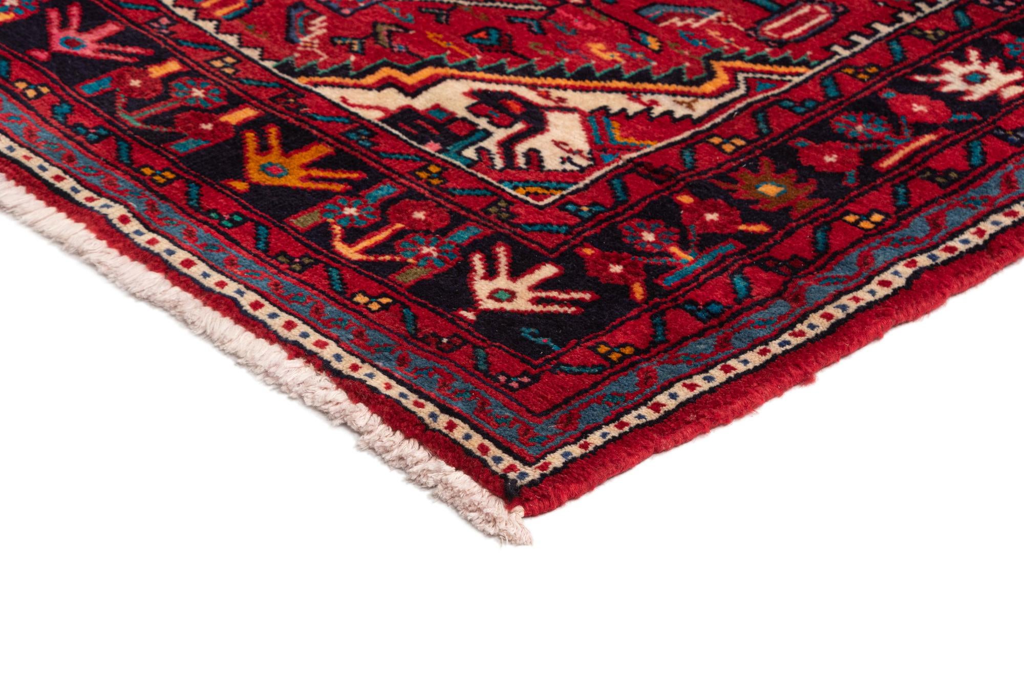 5' 1 x 9' 10 Hamedan Wool Runner Rug