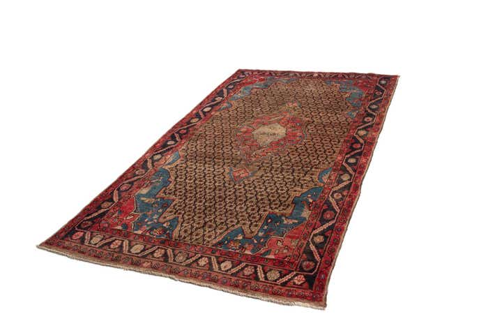 5' 1 x 10' 2 Hamedan Wool Runner Rug