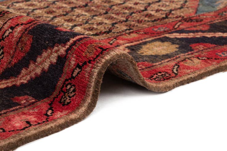 Detail image of 5' 1 x 10' 2 Hamedan Wool Runner Rug