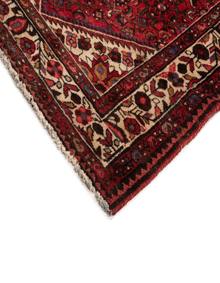 Detail image of 4' x 10' 4 Hamedan Wool Runner Rug