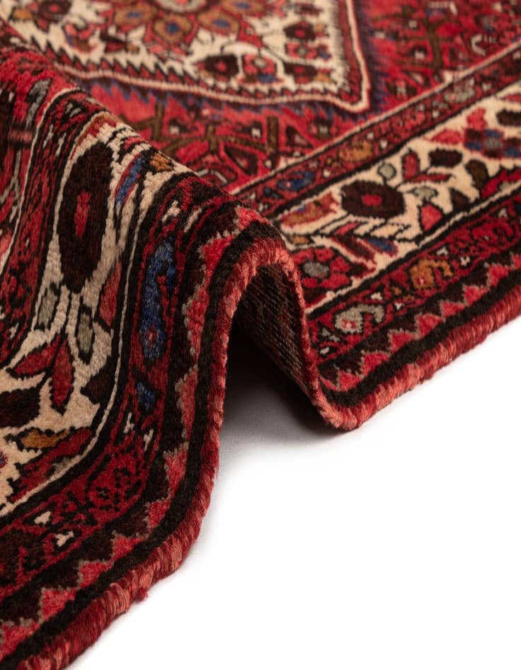 Detail image of 4' x 10' 4 Hamedan Wool Runner Rug