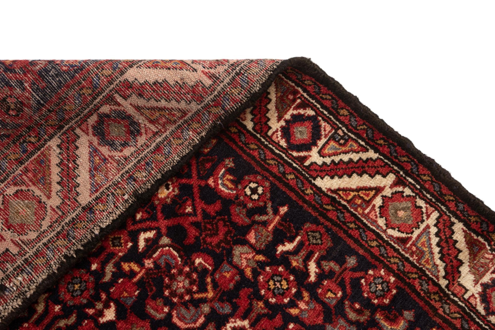 3' 7 x 11' 1 Hamedan Wool Runner Rug