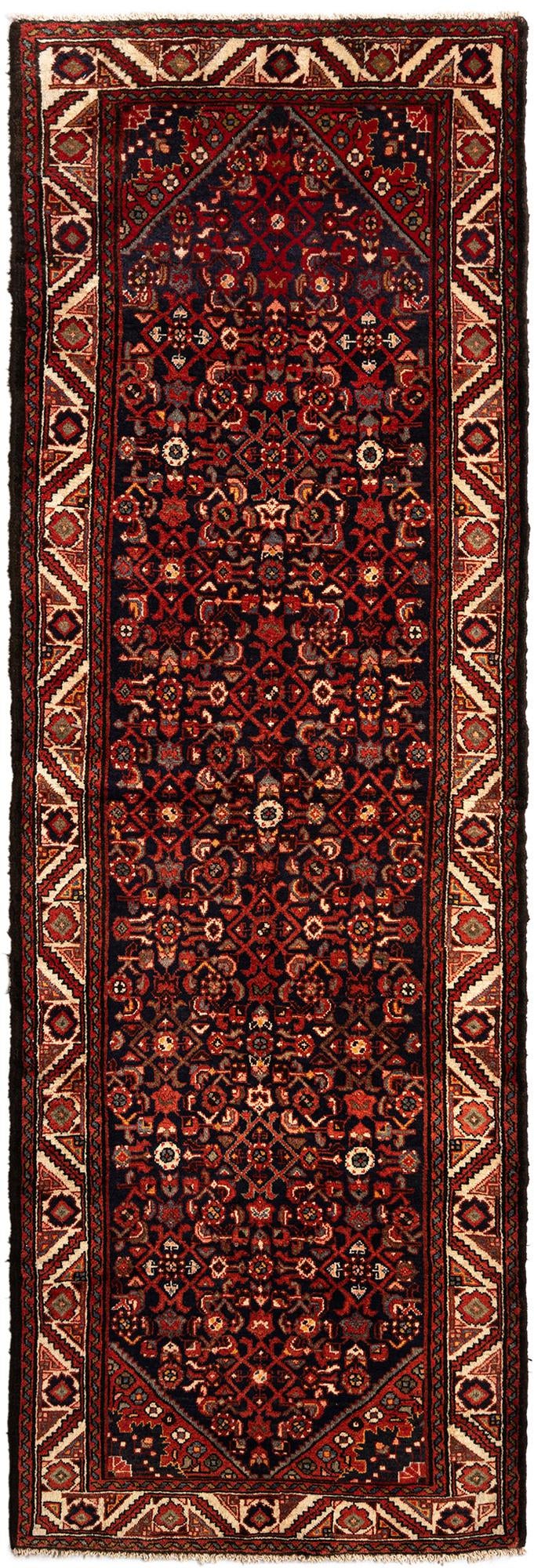 3' 7 x 11' 1 Hamedan Wool Runner Rug