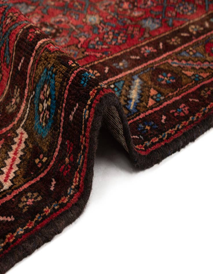 Detail image of 3' 7 x 9' 3 Hamedan Wool Runner Rug