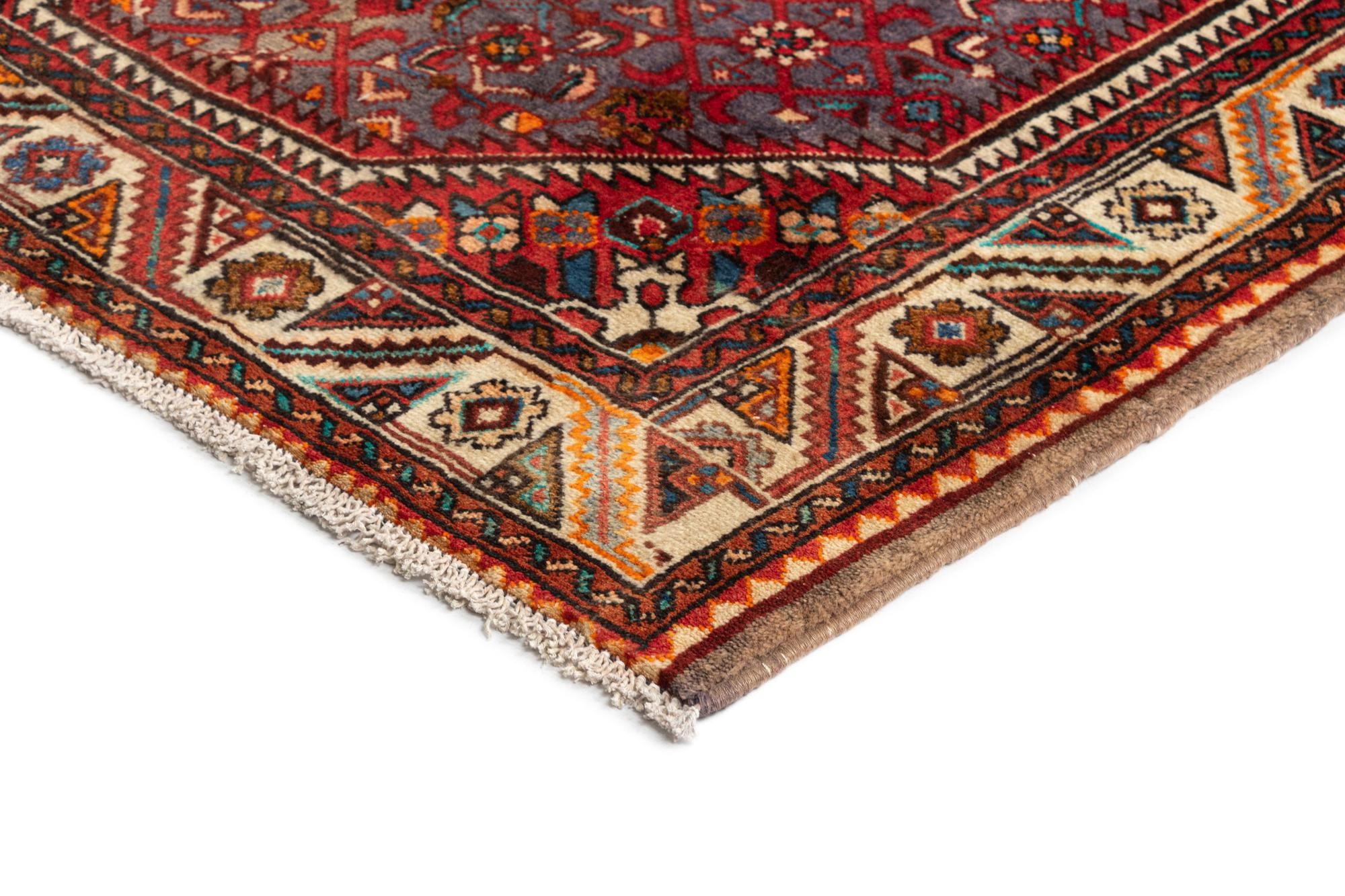 3' 7 x 10' 2 Hamedan Wool Runner Rug