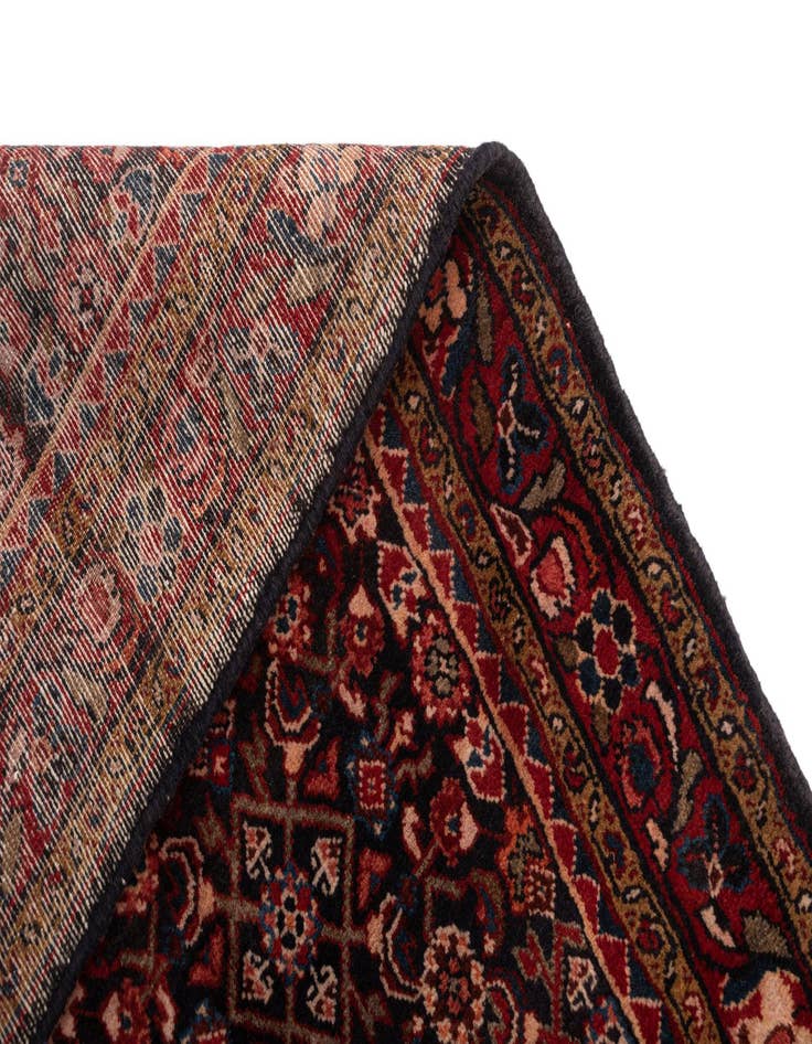 Detail image of 3' 11 x 12' 7 Hamedan Wool Runner Rug