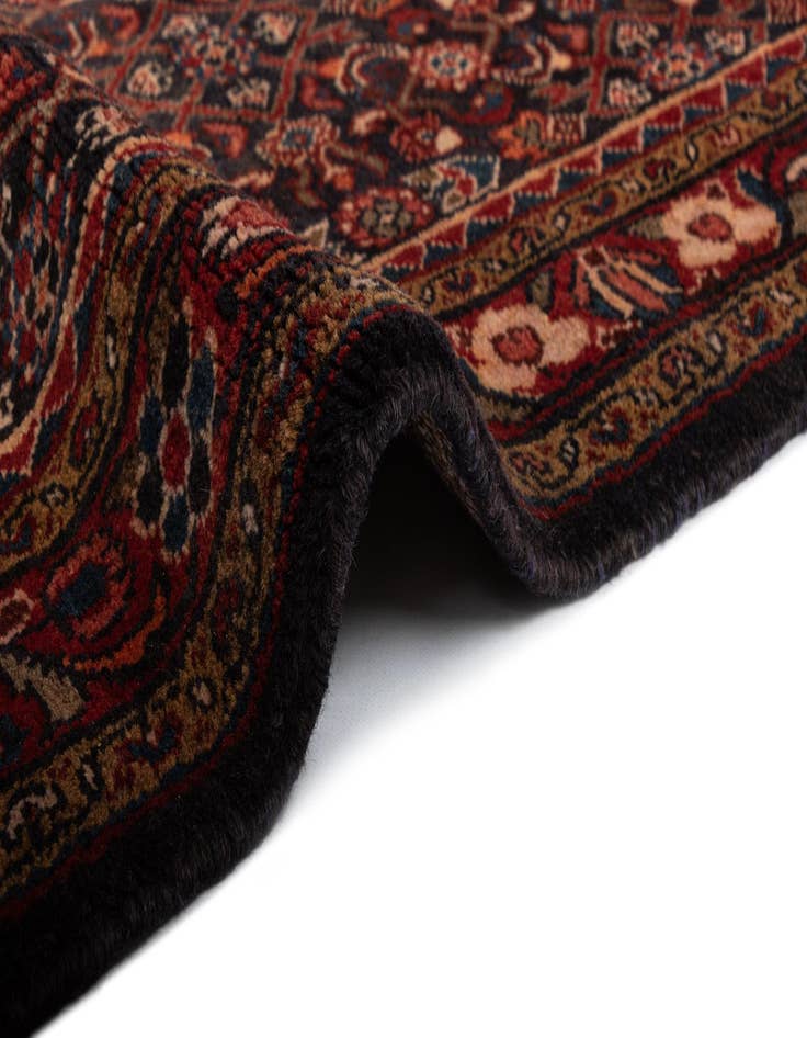 Detail image of 3' 11 x 12' 7 Hamedan Wool Runner Rug
