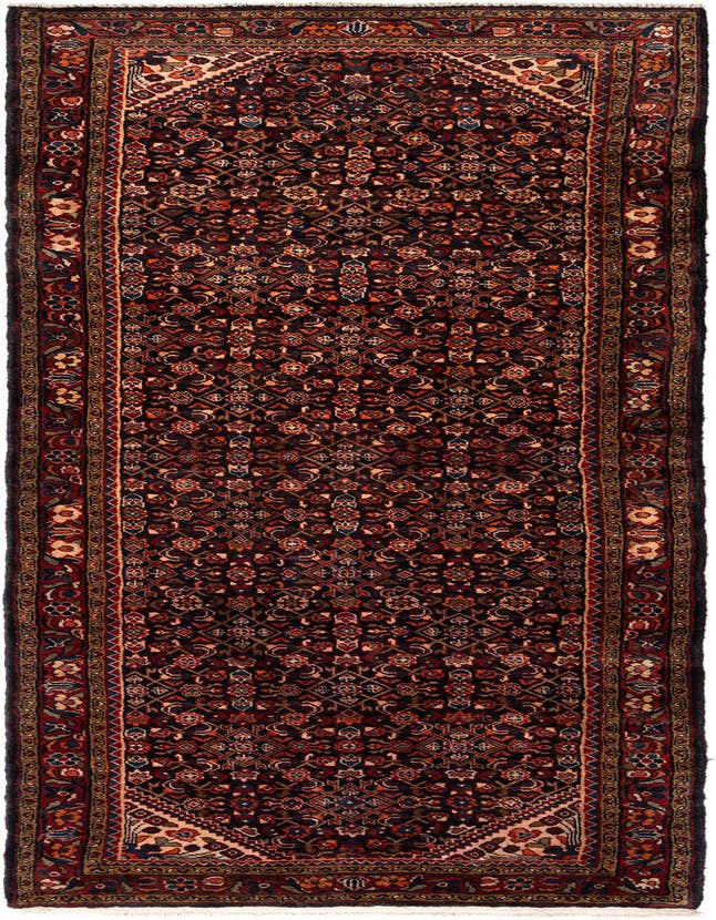 Detail image of 3' 11 x 12' 7 Hamedan Wool Runner Rug