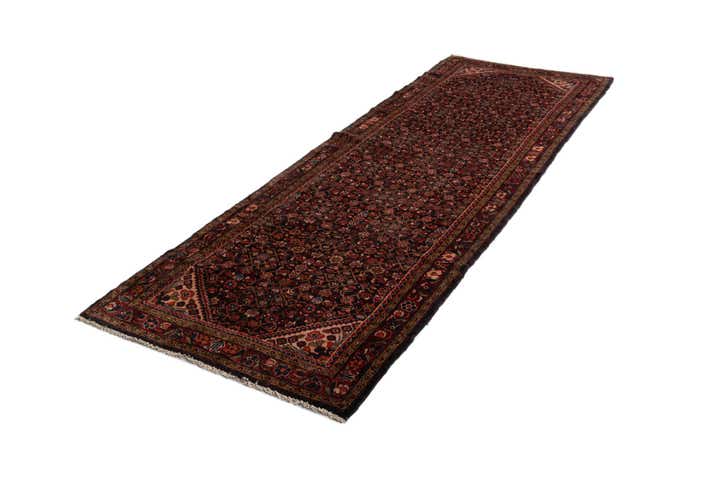 3' 11 x 12' 7 Hamedan Wool Runner Rug
