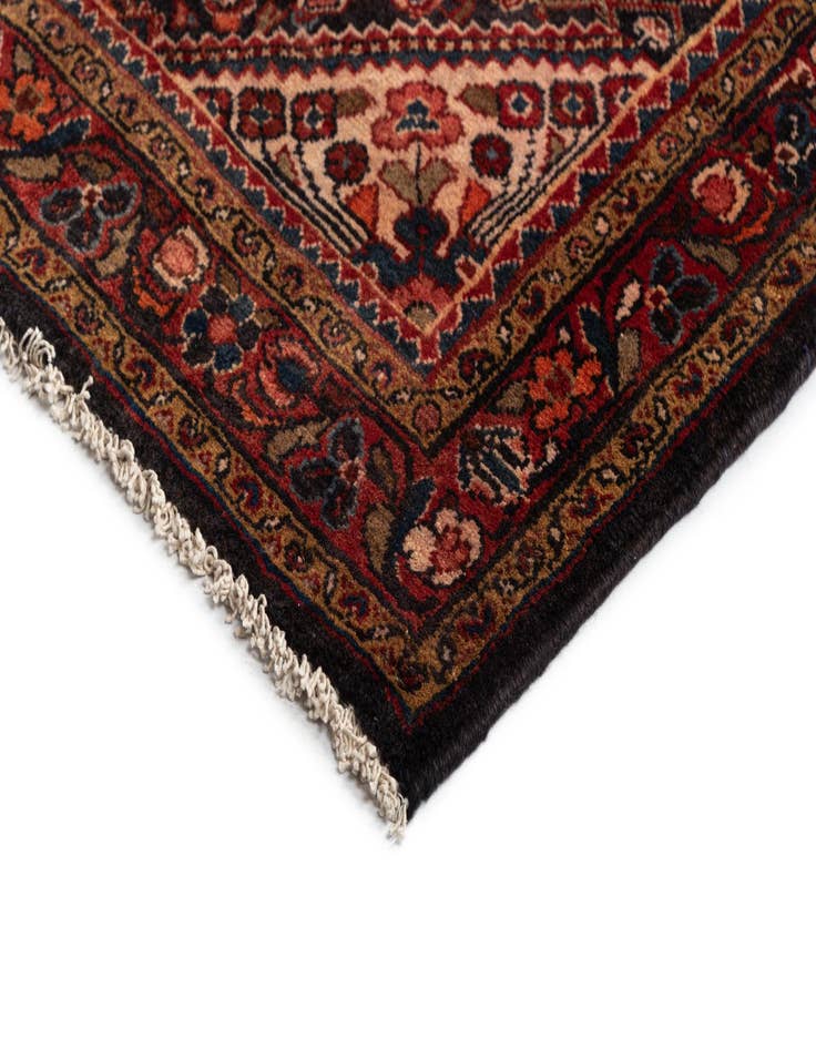 Detail image of 3' 11 x 12' 7 Hamedan Wool Runner Rug