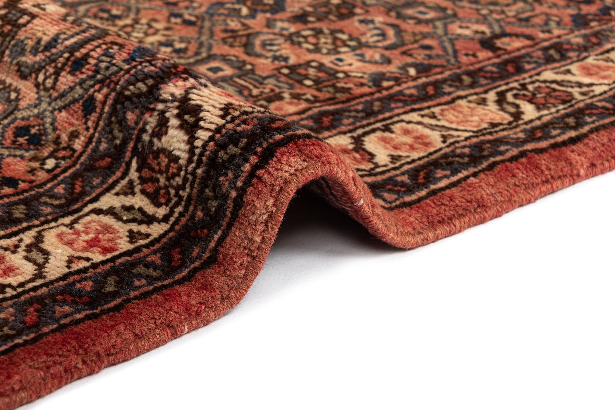 3' 4 x 14' 2 Hamedan Wool Runner Rug