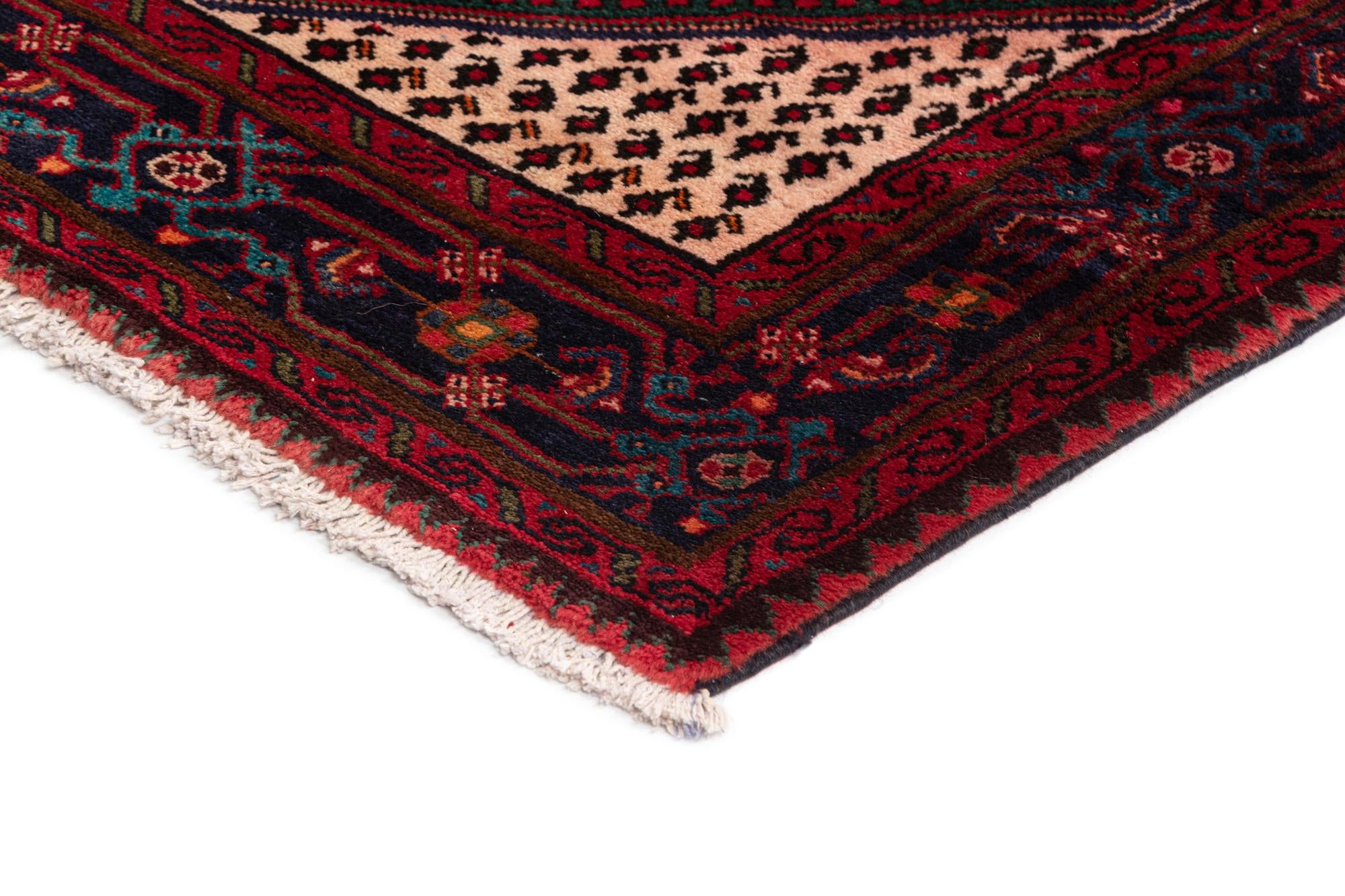 5' 2 x 9' 9 Hamedan Wool Runner Rug