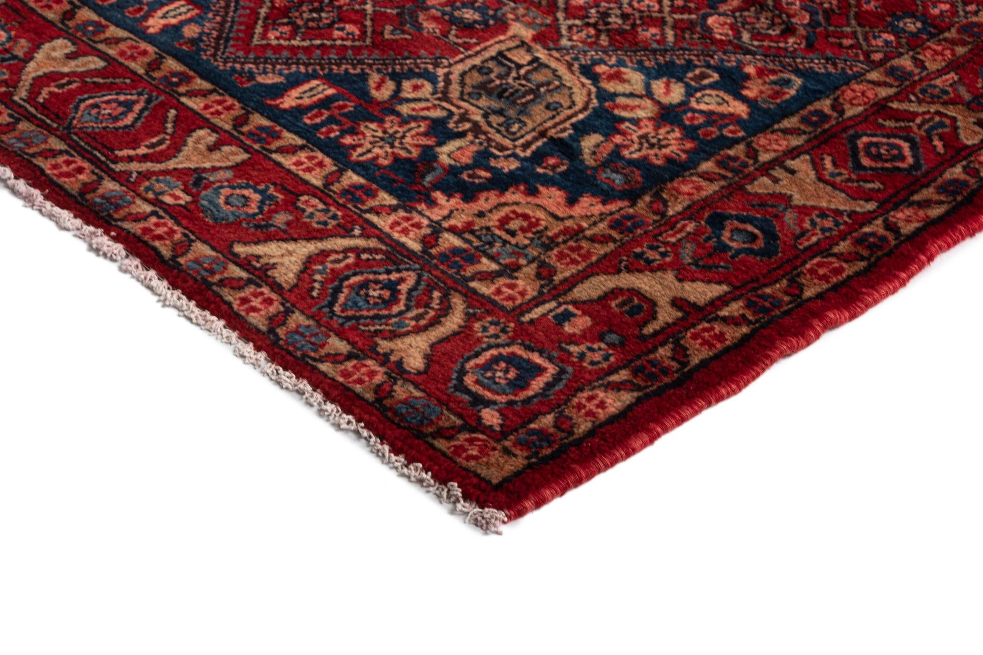 3' 7 x 13' 3 Hamedan Wool Runner Rug