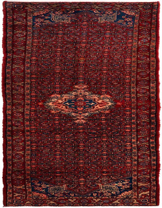 Detail image of 3' 7 x 13' 3 Hamedan Wool Runner Rug