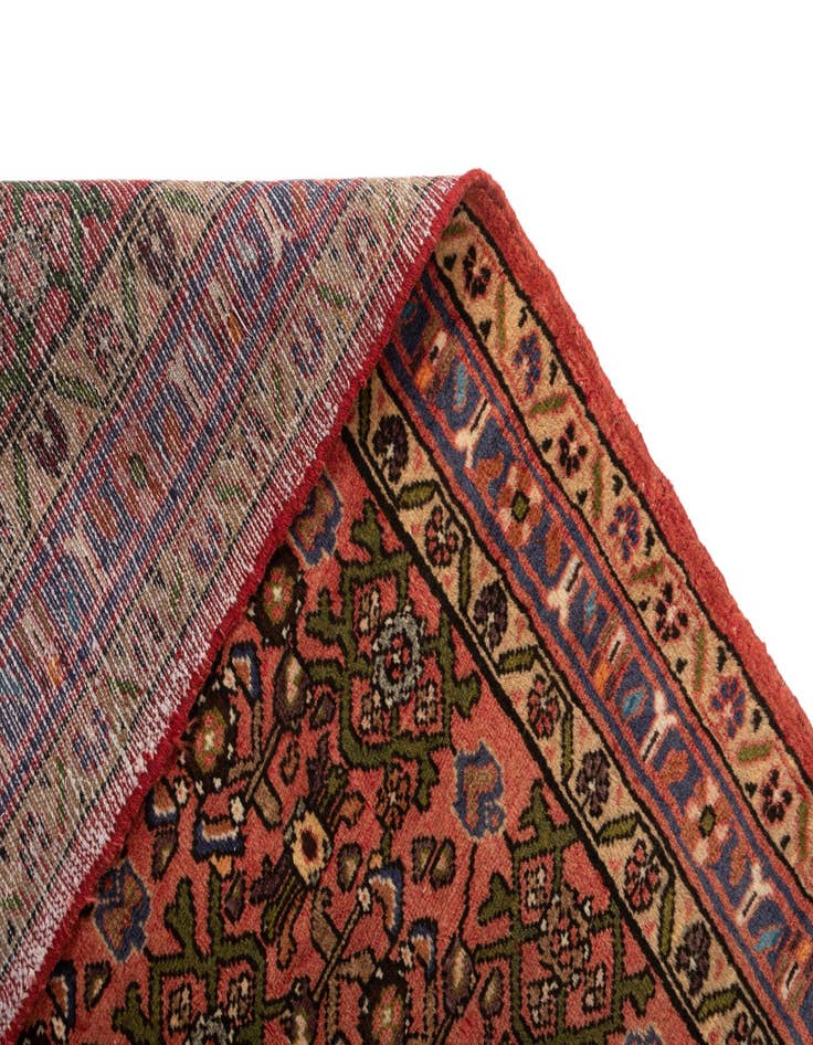 Detail image of 3' 6 x 9' 5 Hamedan Wool Runner Rug