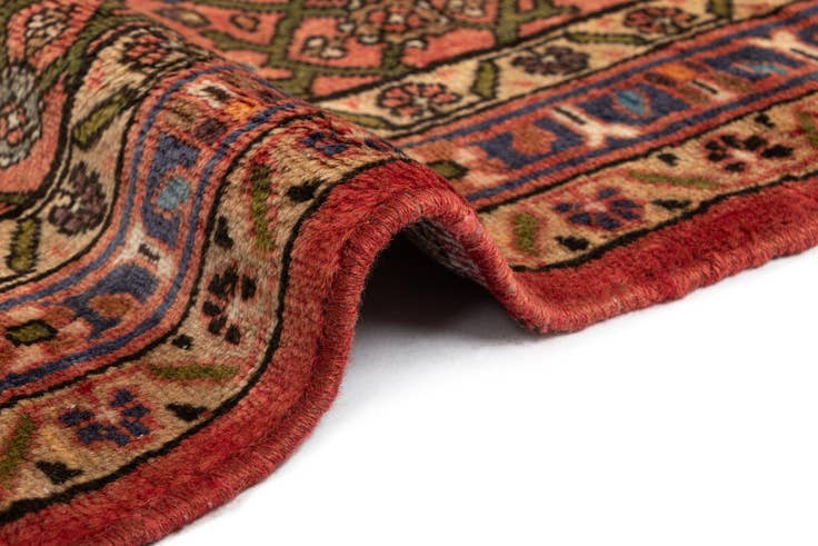 Detail image of 3' 6 x 9' 5 Hamedan Wool Runner Rug