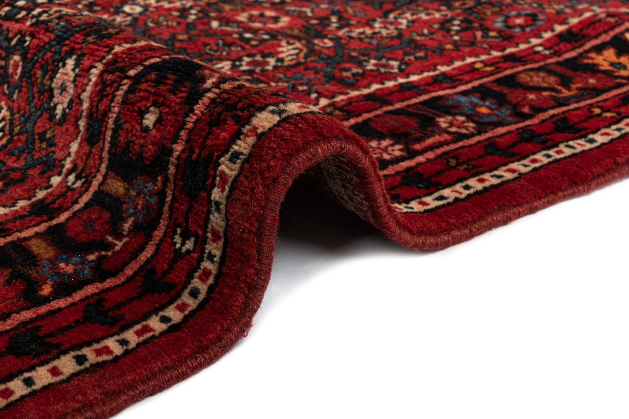 3' 9 x 12' 11 Hamedan Wool Runner Rug