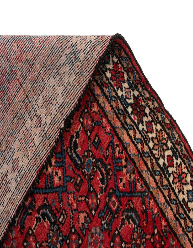 Detail image of 3' 8 x 13' 9 Hamedan Wool Runner Rug