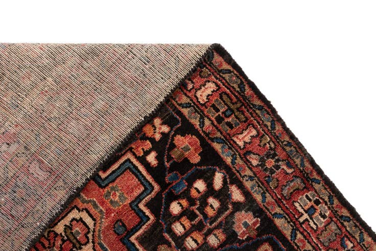 Detail image of 3' 8 x 13' 9 Hamedan Wool Runner Rug