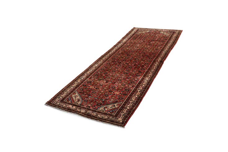 Detail image of 3' 5 x 9' 8 Hamedan Wool Runner Rug