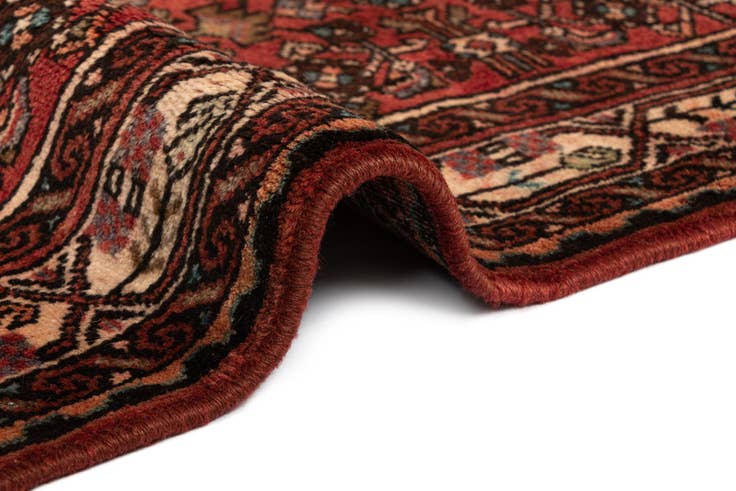 Detail image of 3' 5 x 9' 8 Hamedan Wool Runner Rug